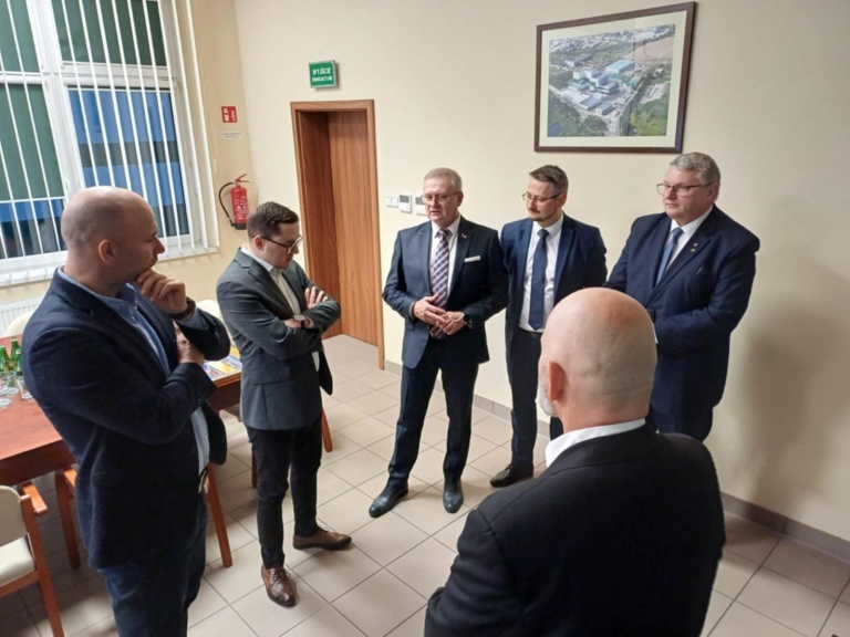 Wizytacja w MZGOK  przedstawicieli rządu i  samorządu 3
